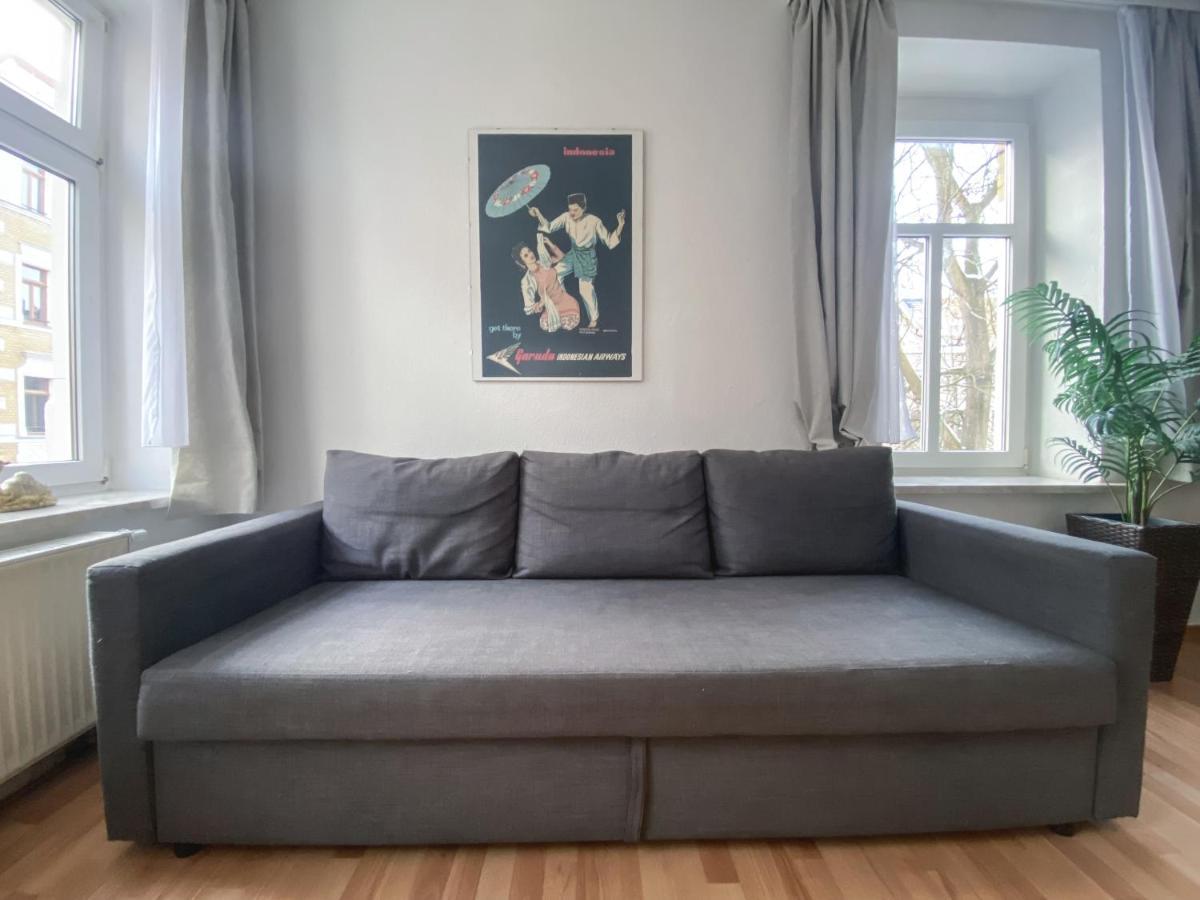 Stilvolle 2 Zimmer Wohnung Mit Kueche, Tv, Waschmaschine Leipzig Exterior foto